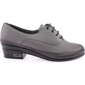 DGN 061 Bağcıklı Comfort Gri Kadın Günlük Ayakkabı