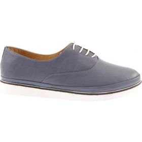 DGN 093-23Y Kot Mavi Kadın Bağcıklı Comfort Ayakkabı