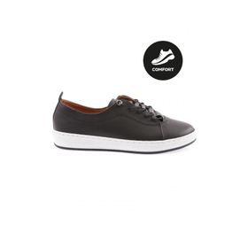 DGN 1020-22Y Siyah Kadın Bağcıklı Comfort Ayakkabı