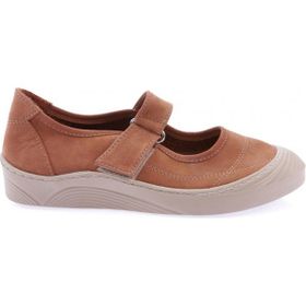 DGN 1032 Taba Kadın Cırtlı Casual Ayakkabı