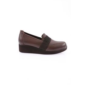 DGN 1094-22K Kadın Kalın Taban Bantlı Comfort Ayakkabı