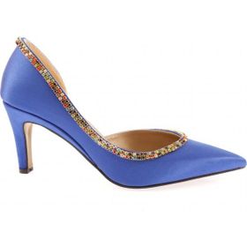DGN 1328 Kadın Transparan Detaylı Topuklu Stiletto