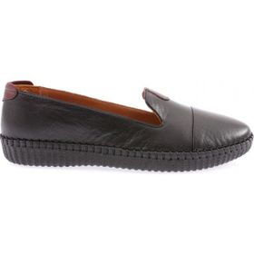 DGN 1409-22Y Siyah Bayan Strobelli Anatomic Footwear Deri Ayakkabı