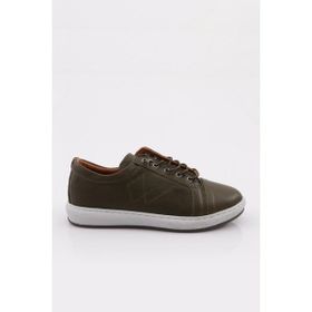 DGN 2011 Haki Kadın Bağcıklı Comfort Ayakkabı