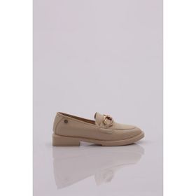 DGN 213 Bej Kadın Loafer Ayakkabı