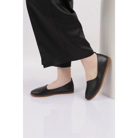 DGN 22007-22Y Siyah Kadın Düz Comfort Ayakkabı