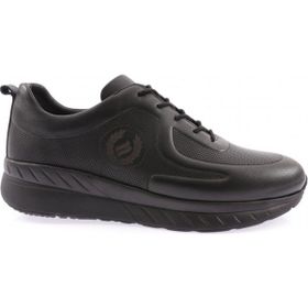 DGN 3659-23Y Siyah Lazerli Erkek Comfort Ayakkabı