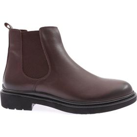 Dgn 5029-1 Kauçuk Taban Chelsea Kahverengi Erkek Bot