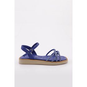 DGN 535 Kadın Çapraz Silver Taşlı Sandalet