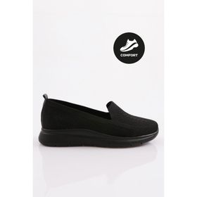 DGN 581 Siyah Kadın Günlük Comfort Ayakkabı