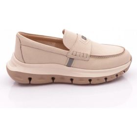 DGN 5857 Bej Erkek Üstü Şeritli Comfort Ayakkabı