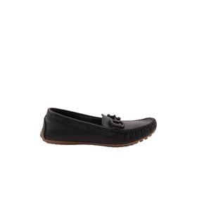 DGN K105-1774 Siyah Kadın Loafer Günlük Ayakkabı