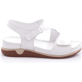 DGN M09-6419 Beyaz Kadın Sandalet