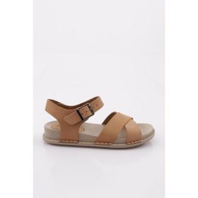 DGN P31-1512 Bej Kadın Çapraz Bantlı Sandalet