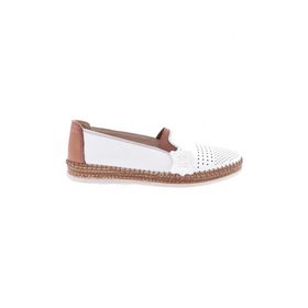 DGN P37-22Y Beyaz Lazerli Soft Anatomıc Footwear Kadın Deri Ayakkabı