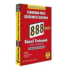 DGS ALES 888 Sözel Yetenek Video Çözümlü Soru Bankası