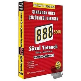 DGS ALES 888 Sözel Yetenek Video Çözümlü Soru Bankası