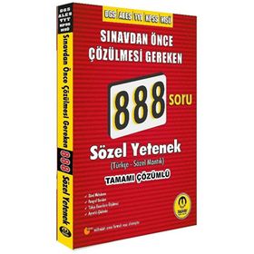 DGS ALES 888 Sözel Yetenek Video Çözümlü Soru Bankası