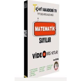 DGS ALES TYT Matematik Sayılar Video Ders Notları - Tasarı Eğitim Yayınları