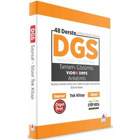 DGS Kitap Konu Özetli Soru Bankası Video Anlatımlı Tek Kitap