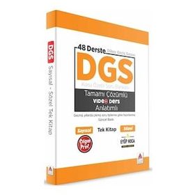 DGS Kitap Konu Özetli Soru Bankası Video Anlatımlı Tek Kitap