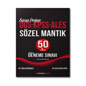 DGS KPSS ALES Sözel Mantık Video Çözümlü 50 Deneme Sınavı - Dijital Hoca Akademi