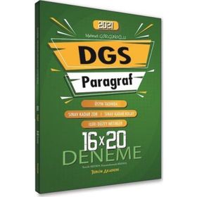 DGS Paragraf 16 x 20 Deneme Tercih Akademi Yayınları