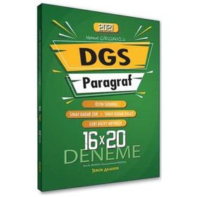 DGS Paragraf 16 x 20 Deneme Tercih Akademi Yayınları