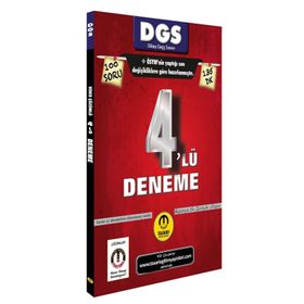 DGS Son Format 4'lü Çözümlü Deneme - Tasarı Eğitim Yayınları
