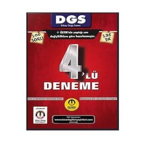 DGS Son Format 4'lü Çözümlü Deneme - Tasarı Eğitim Yayınları