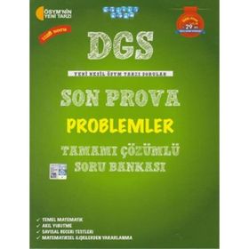 Dgs Son Prova Problemler Tamamı Çözümlü Soru Bankası-Akıllı Adam