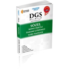 DGS Sözel Konu Özetli Tamamı Çözümlü Soru Bankası