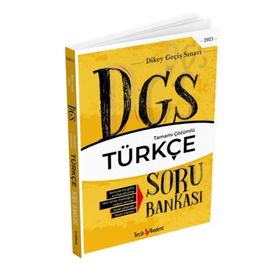 DGS Sözel Türkçe Tamamı Çözümlü Soru Bankası-Tercih Akademi Yayınları