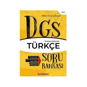 DGS Sözel Türkçe Tamamı Çözümlü Soru Bankası-Tercih Akademi Yayınları