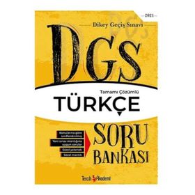 DGS Sözel Türkçe Tamamı Çözümlü Soru Bankası-Tercih Akademi Yayınları
