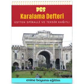 DGS Spiralli ve Teksir Kağıtlı Karalama Defteri Enine Boyuna Eğitim
