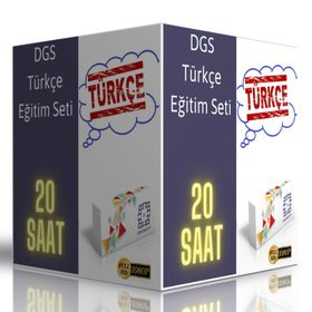 DGS Türkçe Görüntülü Eğitim Seti Enine Boyuna Eğitim