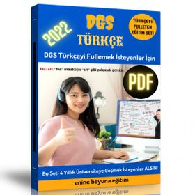 DGS Türkçe Hazırlık Kitabı 400 Sayfalık PDF Enine Boyuna Eğitim