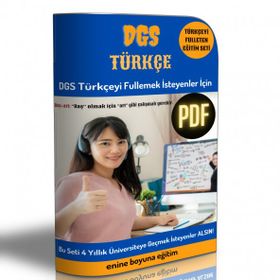 DGS Türkçe Hazırlık Kitabı 400 Sayfalık PDF Enine Boyuna Eğitim