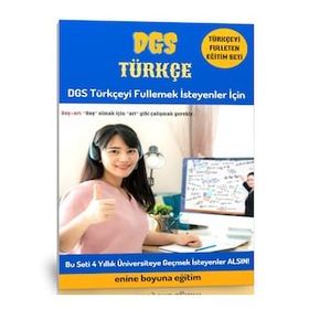 DGS Türkçe Hazırlık Kitabı 400 Sayfalık PDF Enine Boyuna Eğitim
