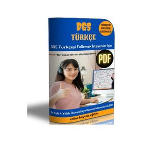 DGS Türkçe Hazırlık Kitabı 400 Sayfalık PDF Enine Boyuna Eğitim