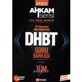 DHBT Ahkam Serisi Soru Bankası - DDY Yayınları