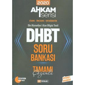 DHBT Ahkam Serisi Soru Bankası - DDY Yayınları
