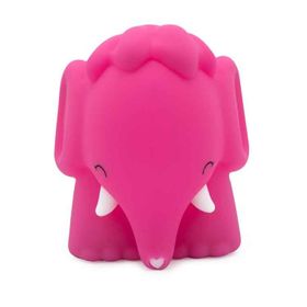 Dhink Fil Donnie Silikon 13x11x14 cm Pembe Gece Lambası