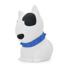 Dhink Köpek Bob Silikon 16x10x12 cm Beyaz Gece Lambası