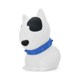Dhink Köpek Bob Silikon 16x10x12 cm Beyaz Gece Lambası