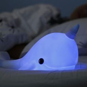 Dhink Narwhal Mavi Bebek Odası Gece Lambası