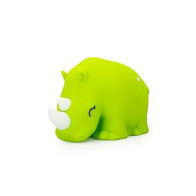 Dhink Rhino Scott Silikon 11x7x16 cm Yeşil Gece Lambası