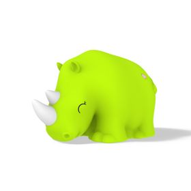 Dhink Rhino Scott Silikon 11x7x16 cm Yeşil Gece Lambası
