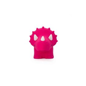 Dhink Triceratops Silikon 14x12x17 cm Pembe Gece Lambası